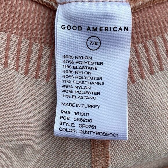 GOOD AMERICAN Performance Leggings Dusty Rose 7/8 Length Size 7/8 Plus XXXL - Picture 9 of 9